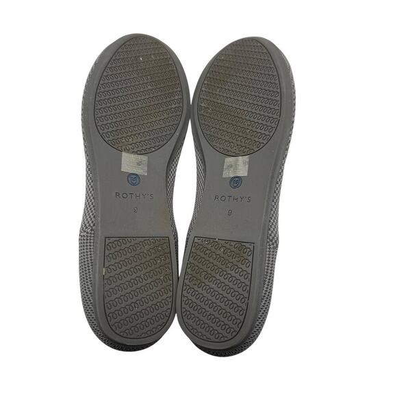 Rothy’s the Flat Pebble Grey and Red Women’s Size 9 - Picture 6 of 9